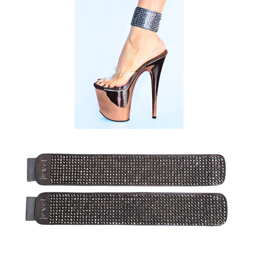 Mocha Diamond Ankle Strap